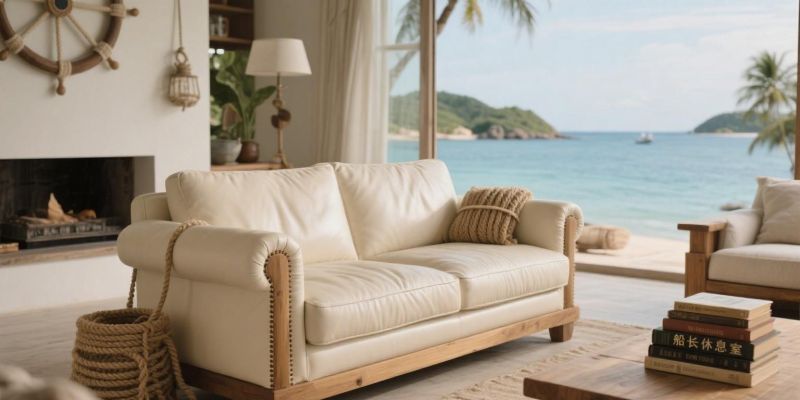 10 组地中海度假风沙发， “蓝白海岸” 搬进客厅，躺平都像在度假！ - 家居知识