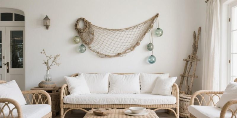 10 组地中海度假风沙发， “蓝白海岸” 搬进客厅，躺平都像在度假！ - 家居知识