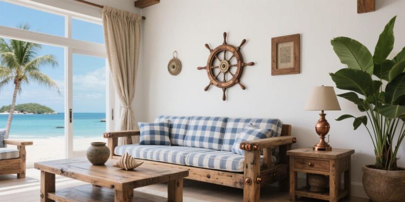 10 组地中海度假风沙发， “蓝白海岸” 搬进客厅，躺平都像在度假！ - 家居知识