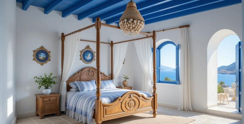10组地中海度假风卧室设计，“蓝白海岸”搬进家，躺平像在度假！ - 家居知识