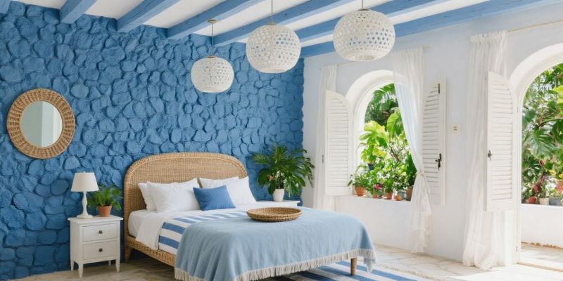 10组地中海度假风卧室设计，“蓝白海岸”搬进家，躺平像在度假！ - 家居知识