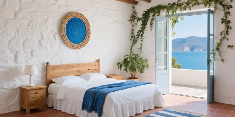 10组地中海度假风卧室设计，“蓝白海岸”搬进家，躺平像在度假！ - 家居知识
