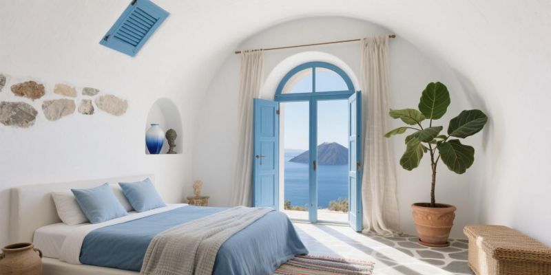 10组地中海度假风卧室设计，“蓝白海岸”搬进家，躺平像在度假！ - 家居知识