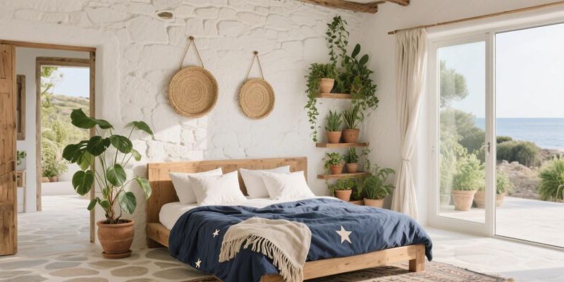 10组地中海度假风卧室设计，“蓝白海岸”搬进家，躺平像在度假！ - 家居知识