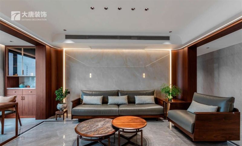 株洲装修设计：198㎡新中式风格实景，中式韵味的家 - 家居知识