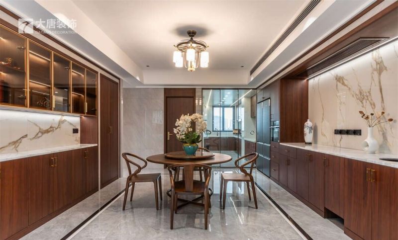 株洲装修设计：198㎡新中式风格实景，中式韵味的家 - 家居知识