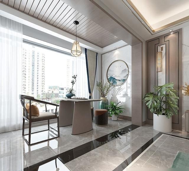 把新家打造成新中式风格，走进来就有一种“迷恋感”，真的太舒服 - 家居知识