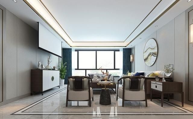 长沙夫妻的195㎡新中式装修，空间大气、敞亮，整体精致又有品位 - 家居知识