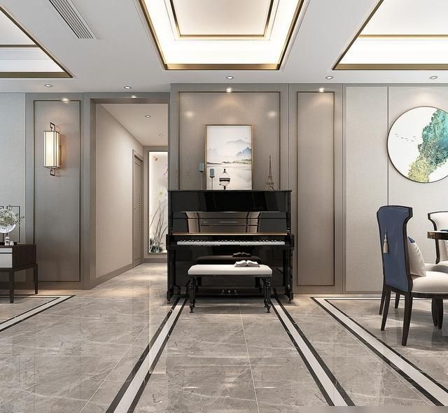 长沙夫妻的195㎡新中式装修，空间大气、敞亮，整体精致又有品位 - 家居知识