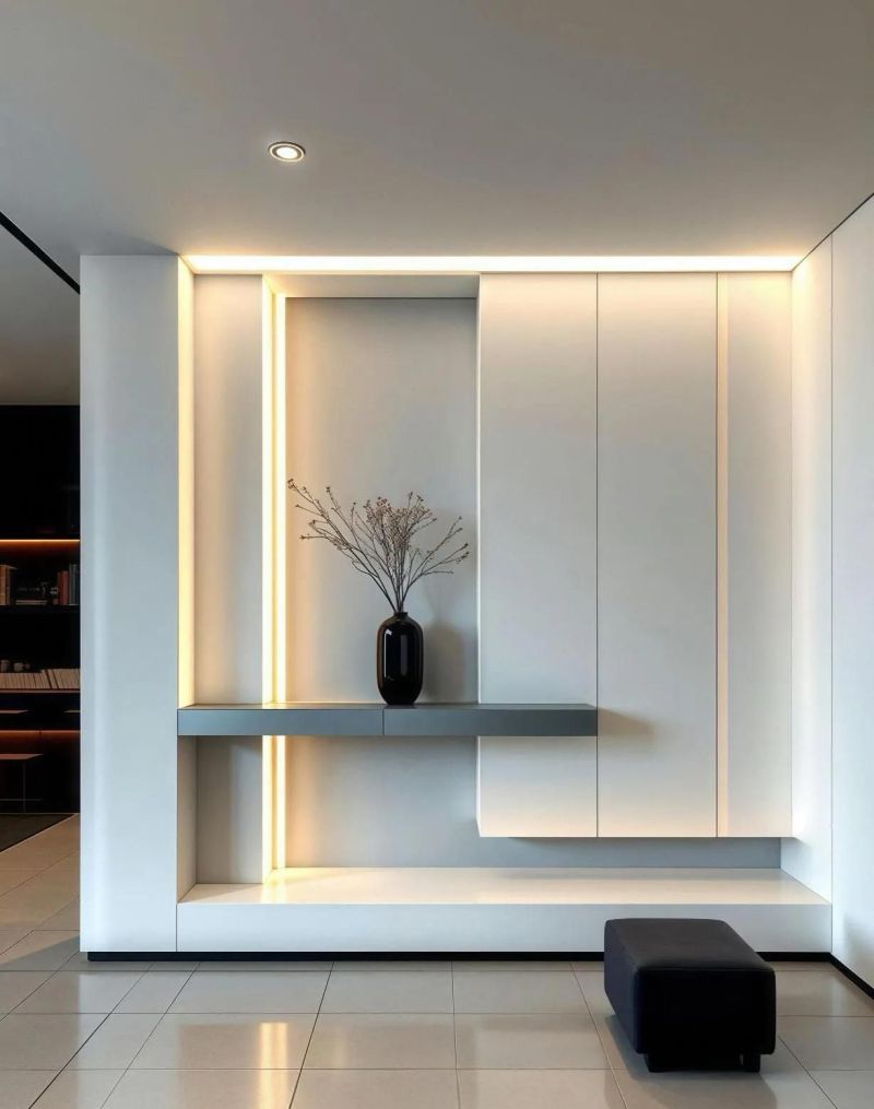 2025年最新玄关柜设计趋势，空间高效利用与美学融合，喜欢收藏吧 - 家居知识