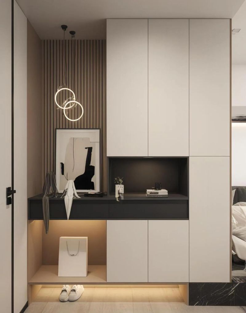2025年最新玄关柜设计趋势，空间高效利用与美学融合，喜欢收藏吧 - 家居知识