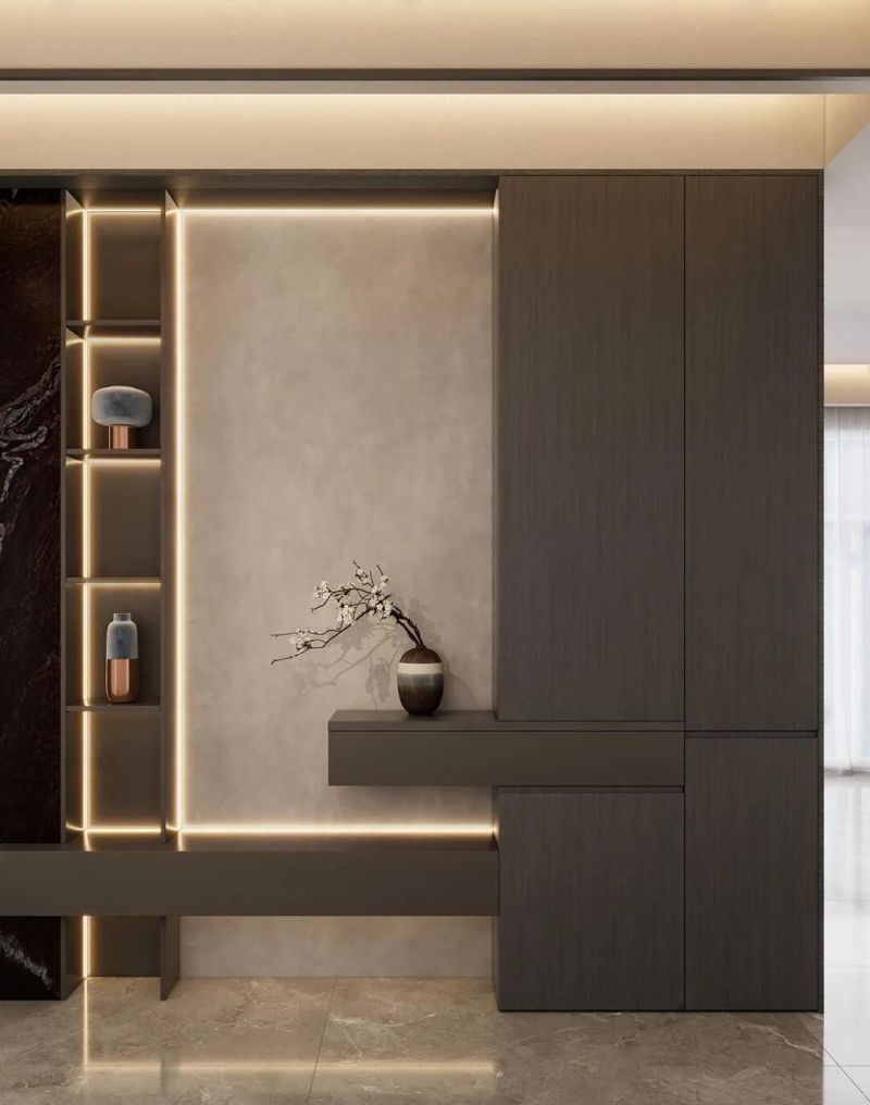 2025年最新玄关柜设计趋势，空间高效利用与美学融合，喜欢收藏吧 - 家居知识