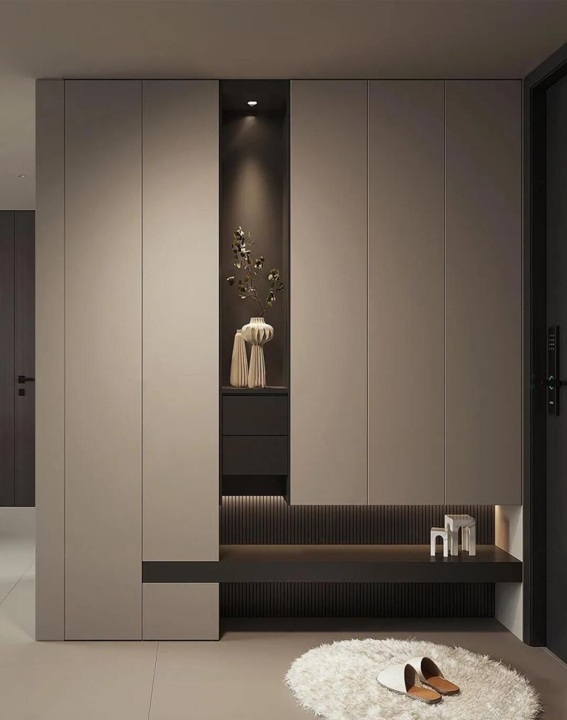 2025年最新玄关柜设计趋势，空间高效利用与美学融合，喜欢收藏吧 - 家居知识