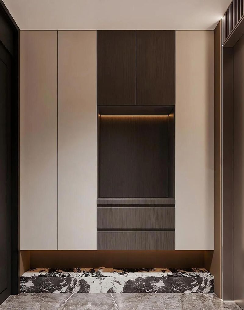 2025年最新玄关柜设计趋势，空间高效利用与美学融合，喜欢收藏吧 - 家居知识