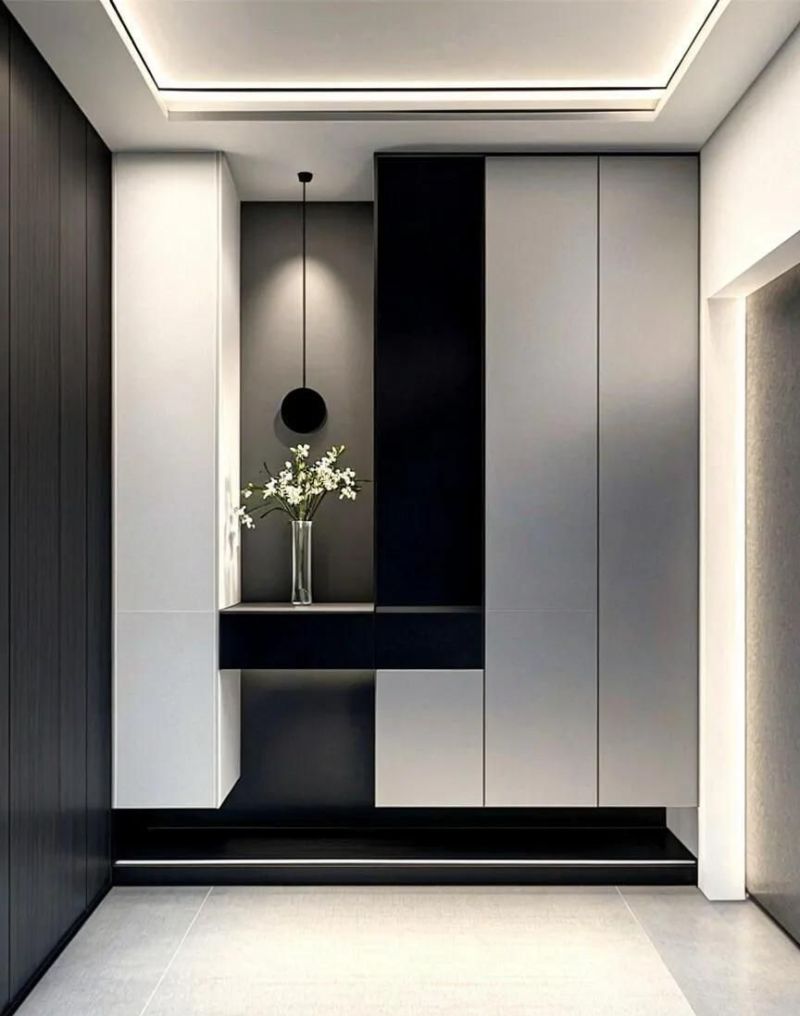 2025年最新玄关柜设计趋势，空间高效利用与美学融合，喜欢收藏吧 - 家居知识