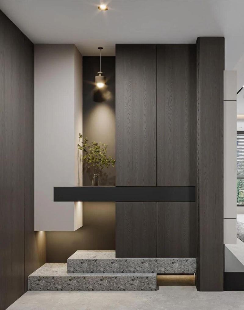 2025年最新玄关柜设计趋势，空间高效利用与美学融合，喜欢收藏吧 - 家居知识