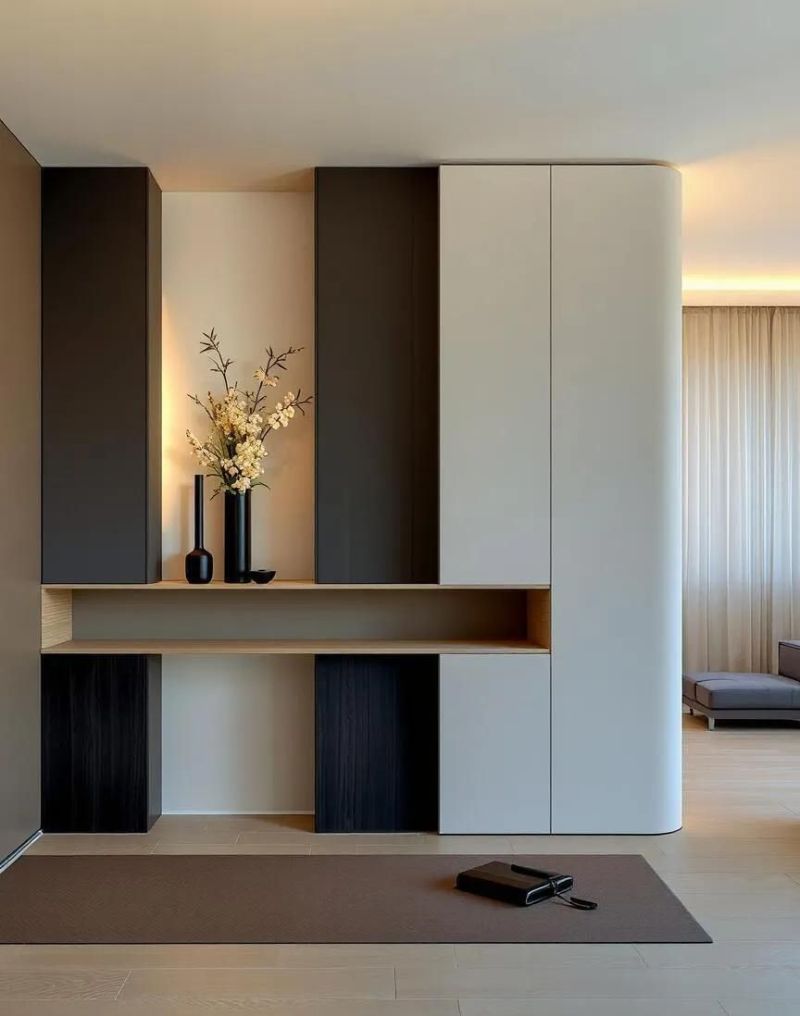 2025年最新玄关柜设计趋势，空间高效利用与美学融合，喜欢收藏吧 - 家居知识