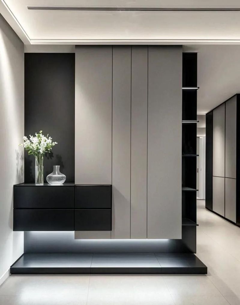 2025年最新玄关柜设计趋势，空间高效利用与美学融合，喜欢收藏吧 - 家居知识