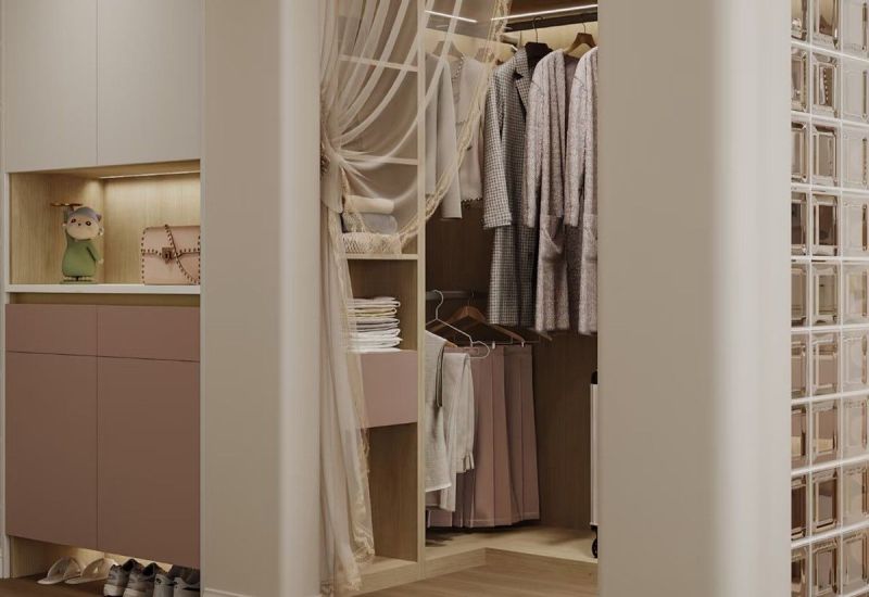 没玄关也能做入户衣帽间！这个操作“绝绝子”，颜值实用的天花板 - 家居知识