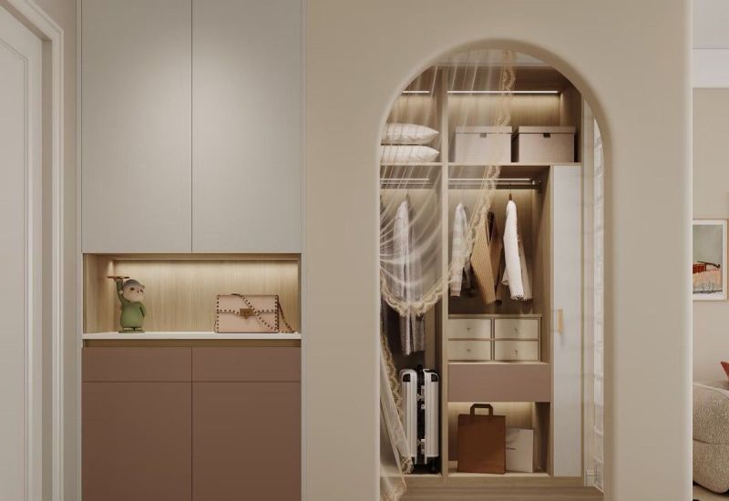 没玄关也能做入户衣帽间！这个操作“绝绝子”，颜值实用的天花板 - 家居知识