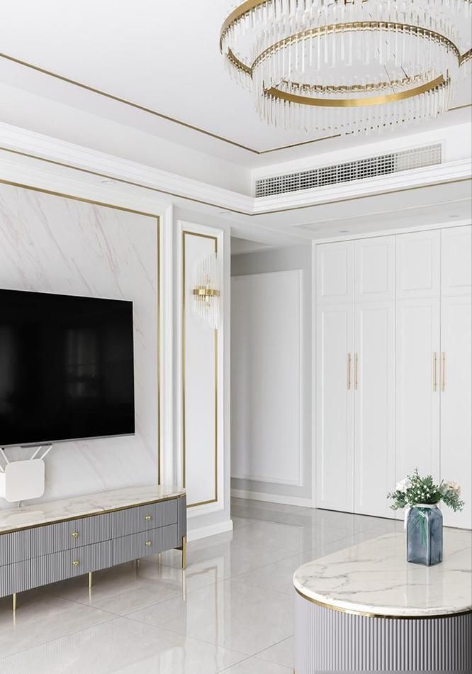 杭州125㎡的三居室，一入户就迷人眼球，极简轻奢风格值得借鉴 - 家居知识