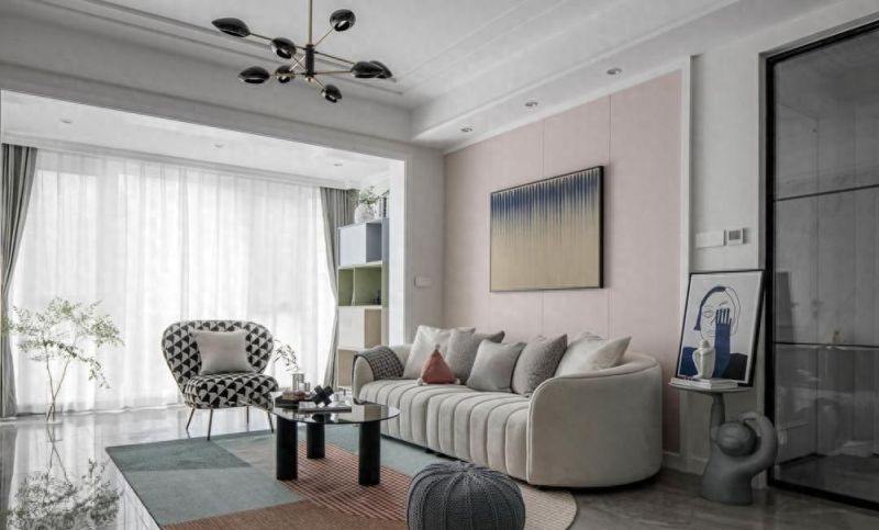 110㎡现代轻奢家，当理性与浪漫碰撞出理想生活
