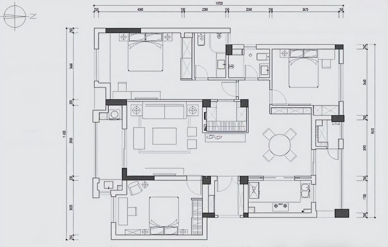 杭州140平三居室，死磕4处细节，装成现代轻奢范 - 家居知识