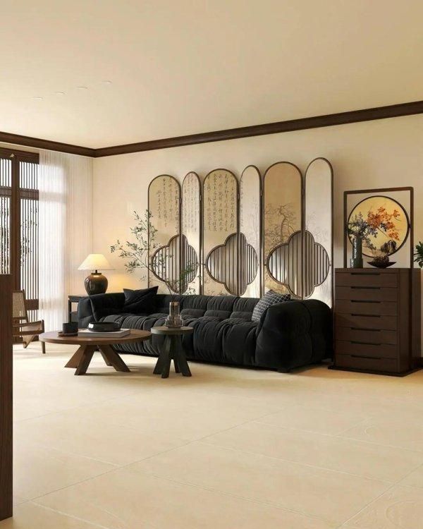 没想到新中式装完豪宅感这么绝，真不枉我和家里人掰扯好几个月 - 家居知识
