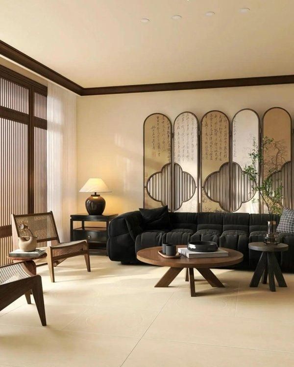 没想到新中式装完豪宅感这么绝，真不枉我和家里人掰扯好几个月 - 家居知识