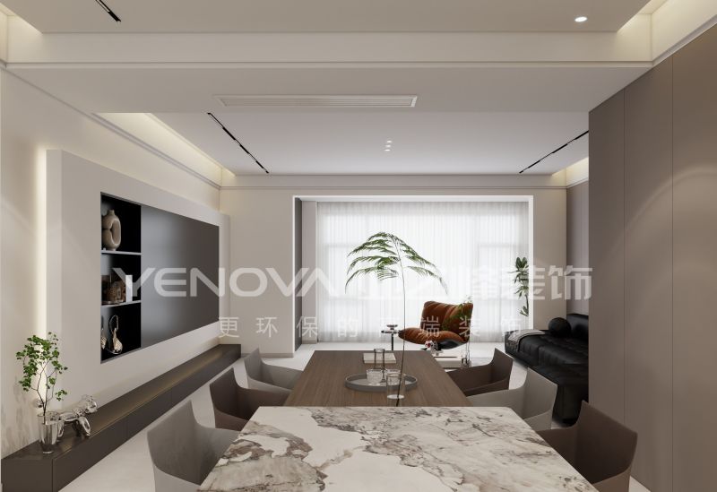 唐山铂悦山166平方米现代风格装修效果案例|业之峰装饰 - 家居知识