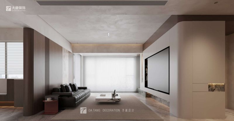 株洲装修设计：132㎡现代风格装修，含蓄而深邃 - 家居知识