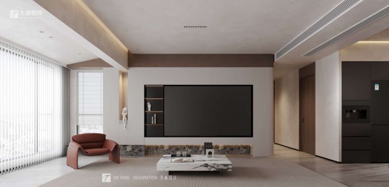 株洲装修设计：132㎡现代风格装修，含蓄而深邃 - 家居知识