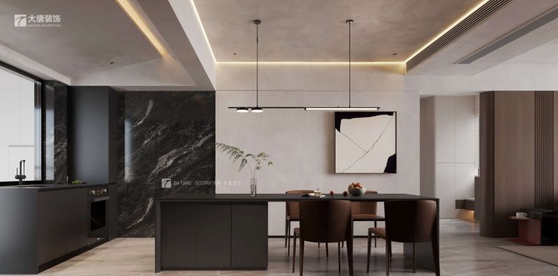 株洲装修设计：132㎡现代风格装修，含蓄而深邃 - 家居知识