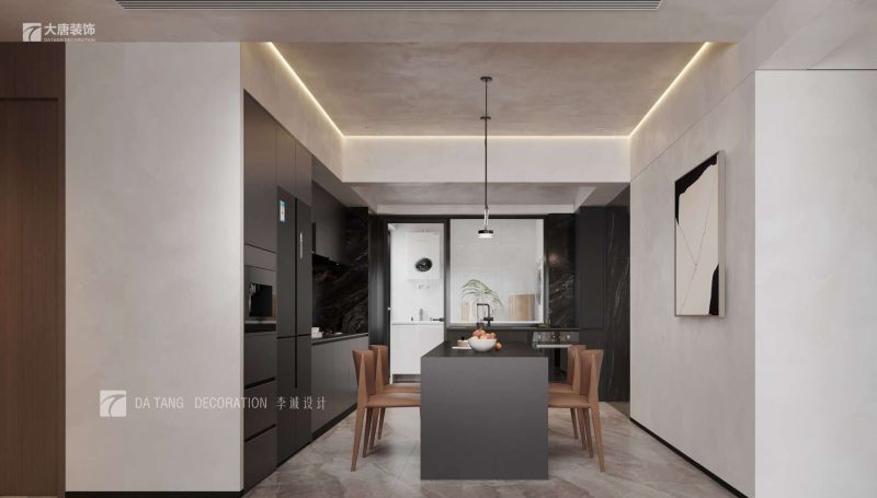 株洲装修设计：132㎡现代风格装修，含蓄而深邃 - 家居知识