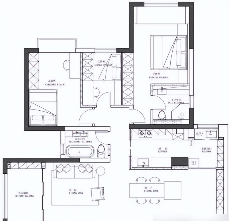 成都发现一户人家的装修，140㎡4室2厅，全日式原木风太治愈了 - 家居知识