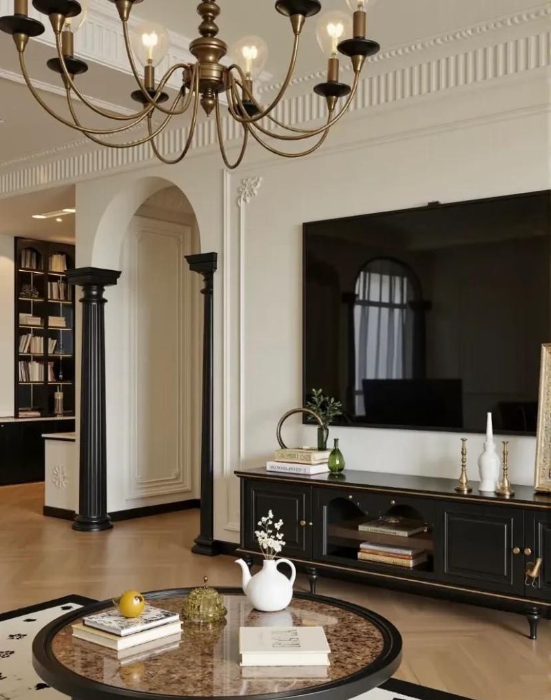 131㎡大胆装法式复古，朋友说可拿去拍电影 - 家居知识