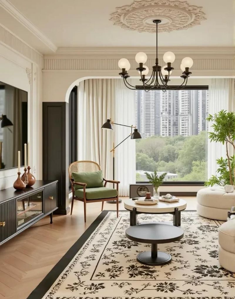 131㎡大胆装法式复古，朋友说可拿去拍电影 - 家居知识