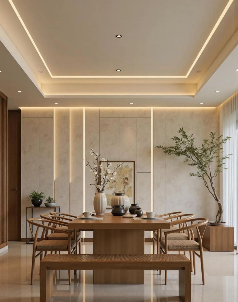 新中式装出松弛感｜我家像从宋画里挪出来的原木 + 暖光 = 氛围王炸 - 家居知识