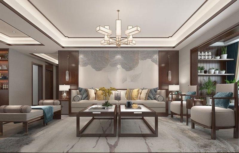 参观完她家，才知道新中式风有多美，152㎡简单清澈，时尚有品位 - 家居知识