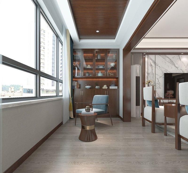 参观完她家，才知道新中式风有多美，152㎡简单清澈，时尚有品位 - 家居知识