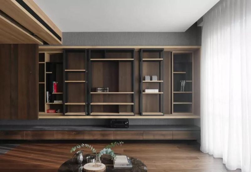 电视墙不会装别瞎装，学她家这么定制柜子，实用与颜值并存！晒晒 - 家居知识