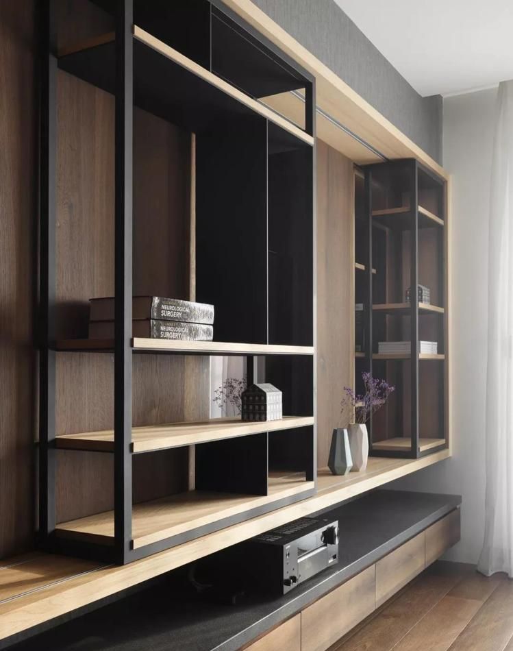 电视墙不会装别瞎装，学她家这么定制柜子，实用与颜值并存！晒晒 - 家居知识