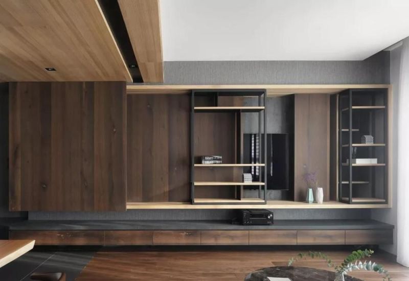 电视墙不会装别瞎装，学她家这么定制柜子，实用与颜值并存！晒晒 - 家居知识