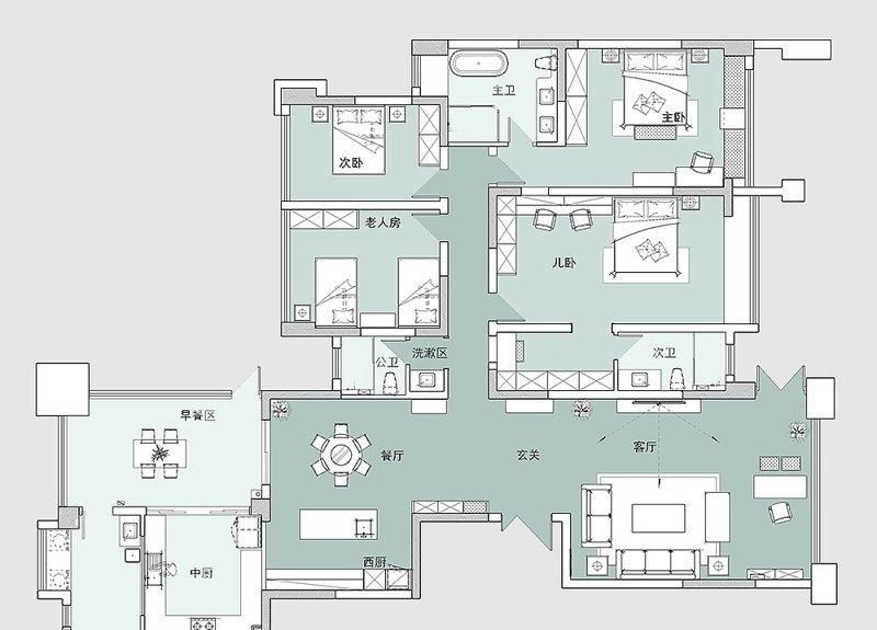 设计师的家，250平米的现代简约风，简洁又大气，很有个性的家 - 家居知识