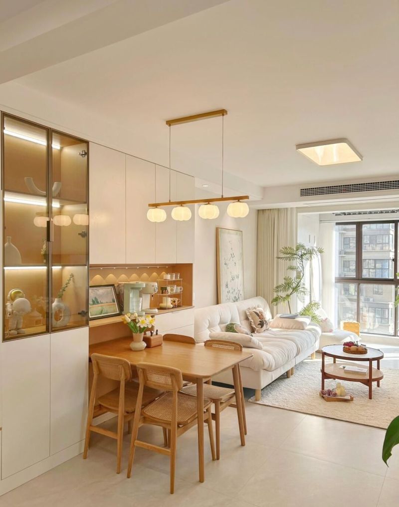 原木风不铺木地板，这样装修，既敞亮又温馨 - 家居知识