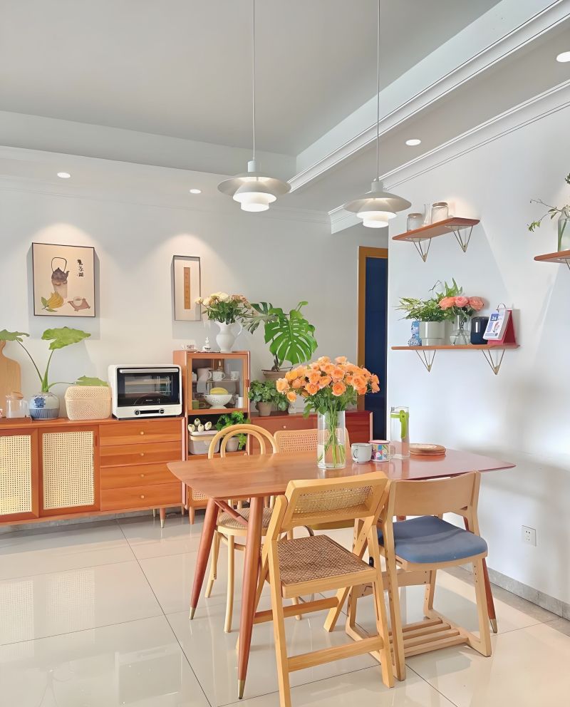 原木风不铺木地板，这样装修，既敞亮又温馨 - 家居知识