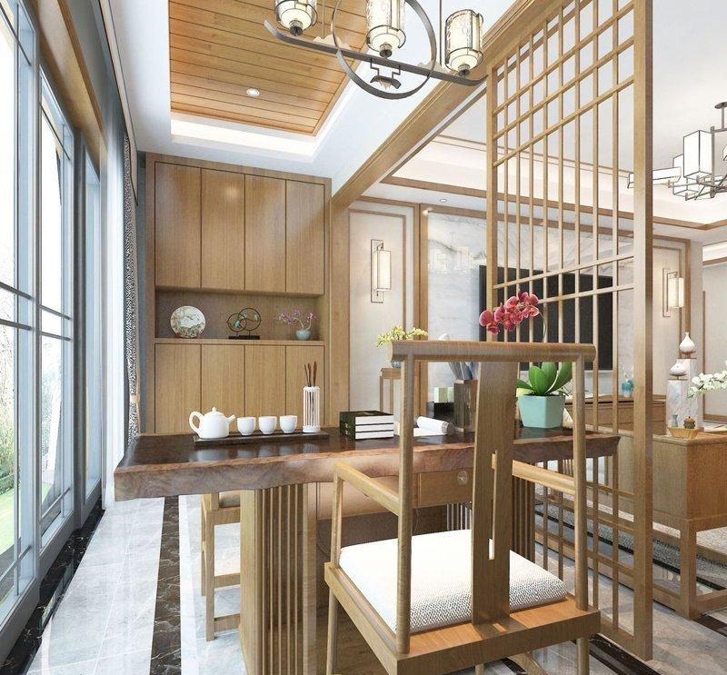 150㎡的新中式风格装修，精致有品位，刚入户就被惊艳到了，晒晒 - 家居知识