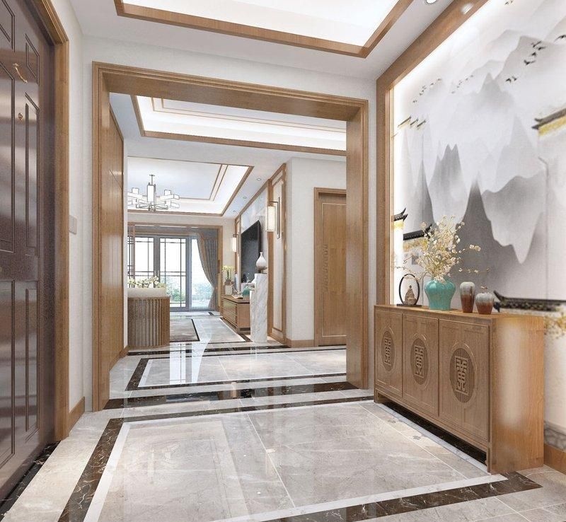 150㎡的新中式风格装修，精致有品位，刚入户就被惊艳到了，晒晒 - 家居知识