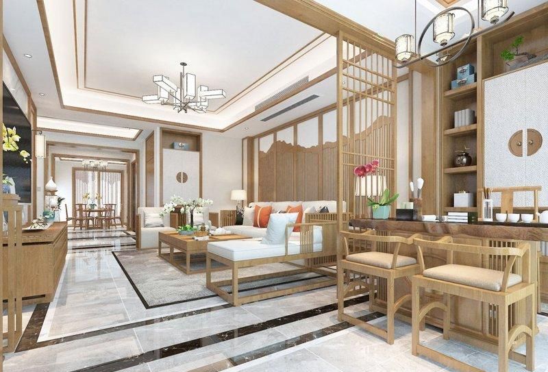 150㎡的新中式风格装修，精致有品位，刚入户就被惊艳到了，晒晒 - 家居知识
