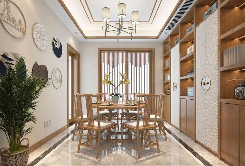 150㎡的新中式风格装修，精致有品位，刚入户就被惊艳到了，晒晒 - 家居知识